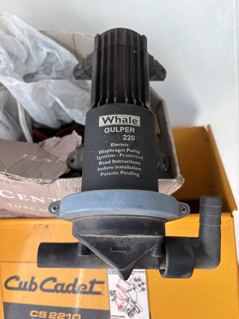Whale Gulper 220 Electric Ignition-Protected Diaphragm Pump